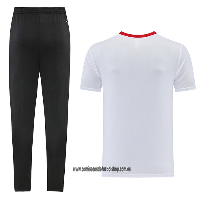 Chandal del Manchester United 23-24 Manga Corta Blanco